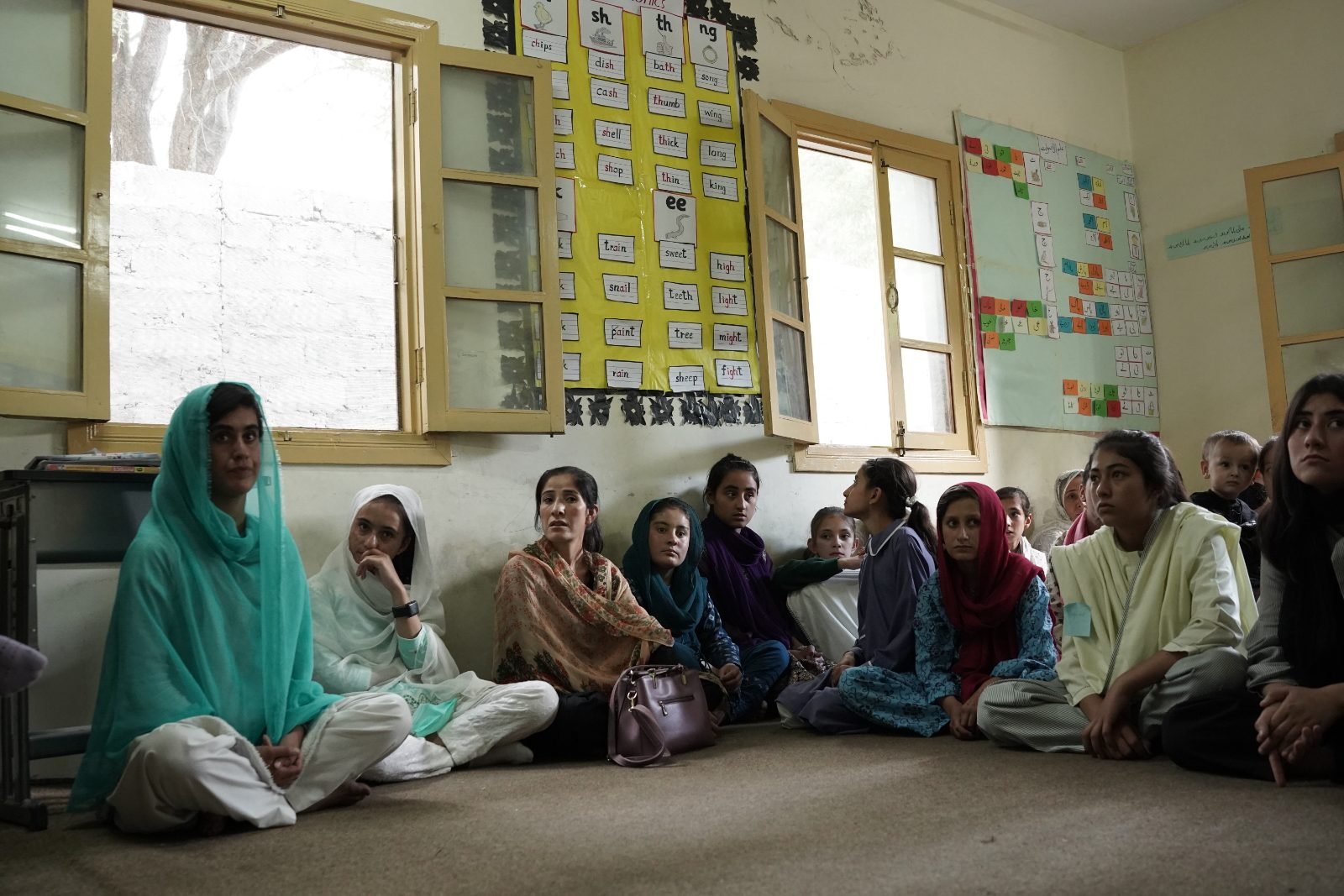 Girls in a Saheli Circle mentorship session